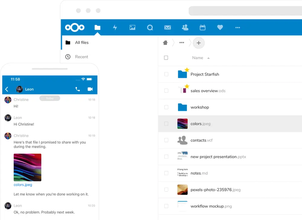 Nextcloud™ Screenshot
